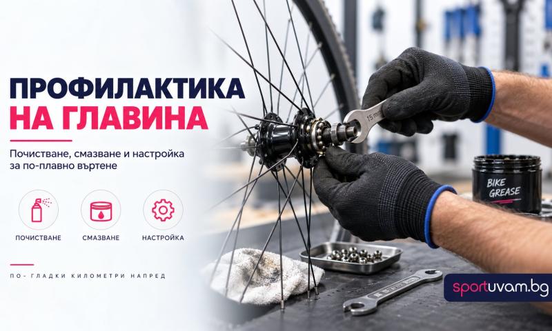 Профилактика на велосипедна главина – почистване, смазване и настройка